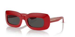Oliver Peoples 1966c Ov 5548su Women Red Rectangle Sunglasses