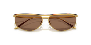 Oliver Peoples 1986c Ov 1367s Women Gold Geometric Sunglasses