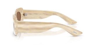 Oliver Peoples 1992c Ov 5606su Women White Oval Sunglasses
