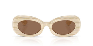 Oliver Peoples 1992c Ov 5606su Women White Oval Sunglasses