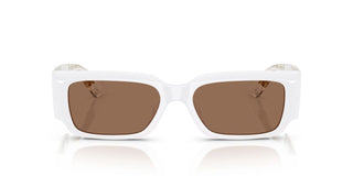 Oliver Peoples 1995c Ov 5583su Women White Rectangle Sunglasses