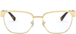 Versace 90S VINTAGE LOGO VE 1264 men Gold Geometric Eyeglasses