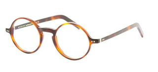 Lunor A12 500 Unisex Havana Round Eyeglasses