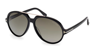 Tom Ford Aalto Ft1210 Unisex Black Pilot Sunglasses
