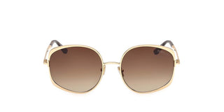 Tom Ford ABBEY-02 FT 1349 women Gold Butterfly Sunglasses