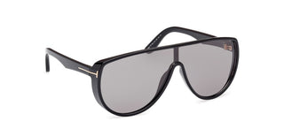 Tom Ford Achilles Ft1182 Unisex Black Shield Sunglasses