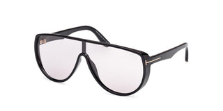 Tom Ford Achilles Ft1182 Unisex Black Shield Sunglasses
