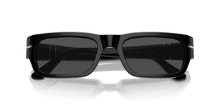 Persol Adrien Po 3347s Unisex Black Rectangle Sunglasses