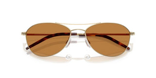 Oliver Peoples Aero Ii Ov 1358s Unisex Gold Pilot Sunglasses
