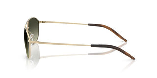 Oliver Peoples Aero Ii Ov 1358s Unisex Gold Pilot Sunglasses