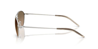 Oliver Peoples Aero Ii Ov 1358s Unisex Silver Pilot Sunglasses