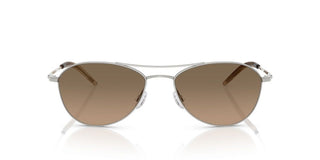 Oliver Peoples Aero Ii Ov 1358s Unisex Silver Pilot Sunglasses