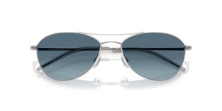 Oliver Peoples Aero Ii Ov 1358s Unisex Silver Pilot Sunglasses