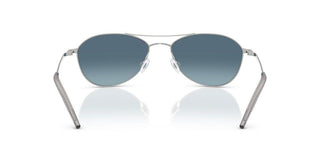 Oliver Peoples Aero Ii Ov 1358s Unisex Silver Pilot Sunglasses