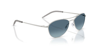 Oliver Peoples Aero Ii Ov 1358s Unisex Silver Pilot Sunglasses