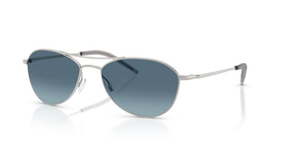 Oliver Peoples Aero Ii Ov 1358s Unisex Silver Pilot Sunglasses