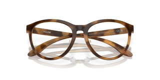 Oakley AGLOW OY 8027D YOUNG children Brown Geometric Eyeglasses
