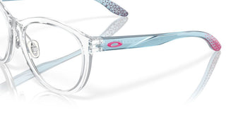 Oakley AGLOW OY 8027D YOUNG children Transparent Geometric Eyeglasses