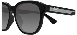 Maui Jim Akahai Af Mj0646sa Men Black Geometric Sunglasses