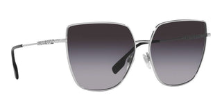 Burberry ALEXIS BE 3143 women Silver Squared Sunglasses