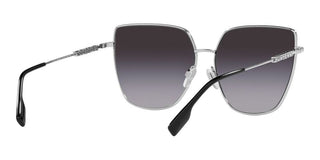 Burberry ALEXIS BE 3143 women Silver Squared Sunglasses