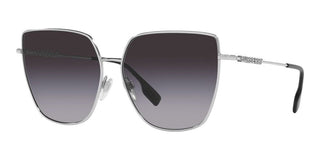 Burberry ALEXIS BE 3143 women Silver Squared Sunglasses