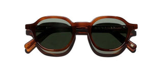 L.G.R ALGIERS SUN unisex Havana Geometric Sunglasses