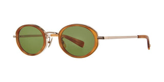 GARRETT LEIGHT ALPER SUN unisex Havana Oval Sunglasses