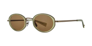 GARRETT LEIGHT ALPER SUN unisex Green Oval Sunglasses