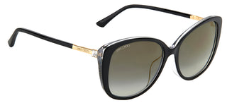 Jimmy Choo ALY/F/S women Black Cat Eye Sunglasses