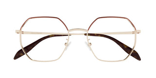 Alexander Mcqueen Am0338o Unisex Round Eyeglasses