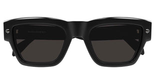 Alexander McQueen AM0409S men Black Squared Sunglasses