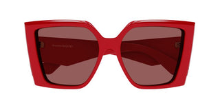 Alexander McQueen AM0467S women Red Butterfly Sunglasses