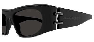 Alexander McQueen AM0471S unisex Black Squared Sunglasses