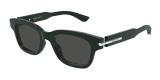 Alexander McQueen AM0497S unisex Green Squared Sunglasses