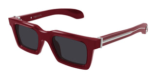 Alexander Mcqueen Am0506s Men Red Squared Sunglasses
