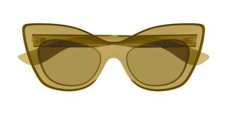 Alexander Mcqueen Am0516s Women Yellow Cat Eye Sunglasses