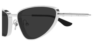 Alexander Mcqueen Am0522s Women Black Cat Eye Sunglasses