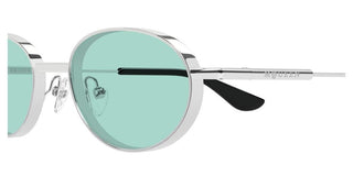 Alexander McQueen AM0523S unisex Silver Oval Sunglasses