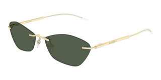 Alexander McQueen AM0525S unisex Gold Geometric Sunglasses