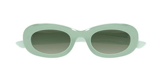 Alexander McQueen AM0527S women Green Round Sunglasses