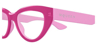 Alexander McQueen AM0529O women Pink Cat Eye Eyeglasses