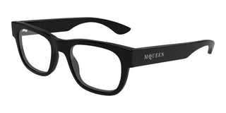 Alexander McQueen AM0531O men Black Squared Eyeglasses