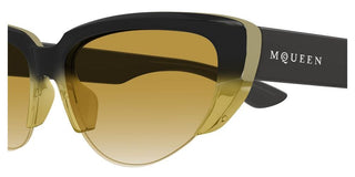 Alexander McQueen AM0533S women Black Cat Eye Sunglasses