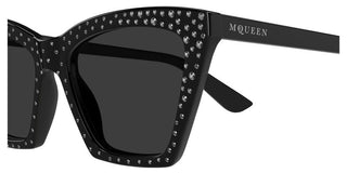 Alexander McQueen AM0536S women Black Cat Eye Sunglasses