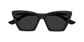 Alexander McQueen AM0536S women Black Cat Eye Sunglasses