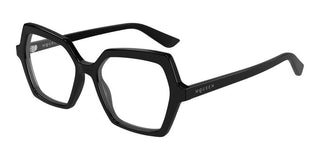 Alexander McQueen AM0537O women Black Geometric Eyeglasses