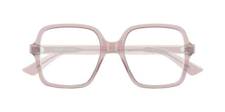 Alexander McQueen AM0538O women Pink Geometric Eyeglasses