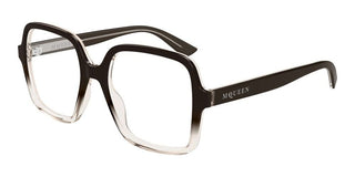 Alexander McQueen AM0538O women Black Geometric Eyeglasses