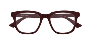 Alexander McQueen AM0539O women Red Squared Eyeglasses